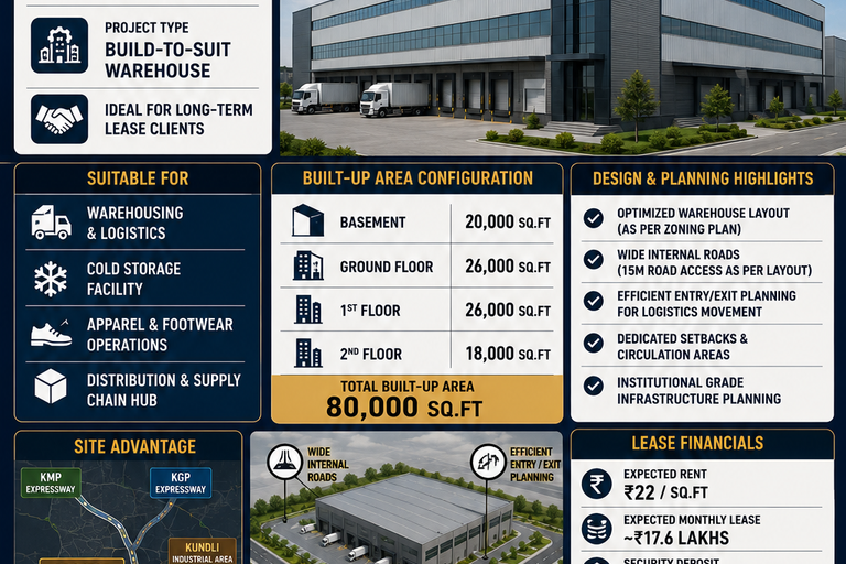 WAREHOUSE / BUILD-TO-SUIT OPPORTUNITY – SONIPAT (NH-44) 